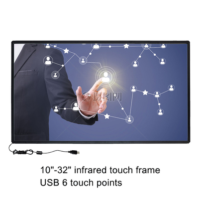 48-calowy ekran dotykowy Multitouch IR Sensor, 10 punktów dotykowych IR Touch Display