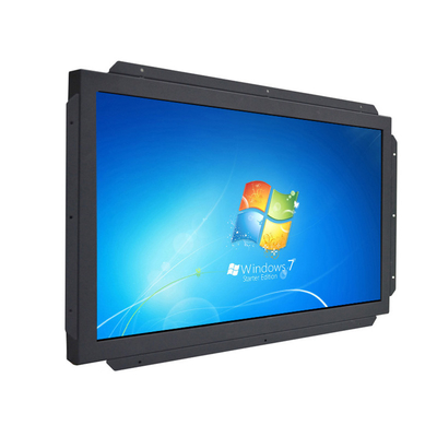 Antyodblaskowy, wandaloodporny monitor dotykowy LCD na podczerwień z otwartą ramą DC 12V Power