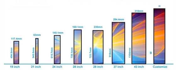 Panel wyświetlacza LCD CJ TOUCH z rozciągniętym paskiem Rozdzielczość 38,5 cala 1920 x 540