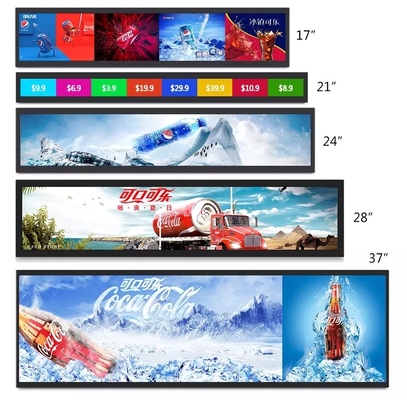 Wyświetlacz LCD z rozciągniętym paskiem 1500cd / m2, ultraszeroki panel LCD IPS 36,5 cala