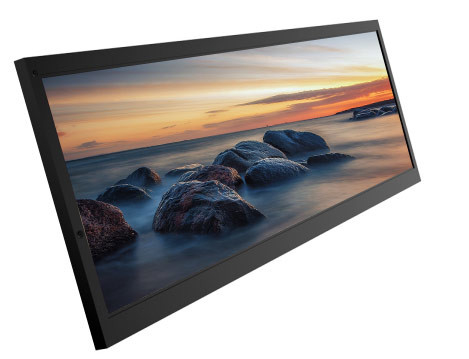 Wyświetlacz LCD z rozciągniętym paskiem 1500cd / m2, ultraszeroki panel LCD IPS 36,5 cala