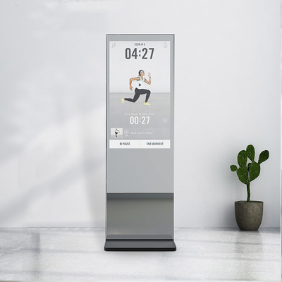 43-calowy ekran dotykowy Smart Mirror, kamera 3D Fitness Interactive Mirror